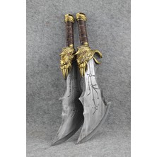 Pwul Works Kaos Kılıçları 45 cm Kratos God Of War Blades Of Chaos Figür (Oyuncak Değildir)