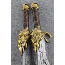 Pwul Works Kaos Kılıçları 45 cm Kratos God Of War Blades Of Chaos Figür (Oyuncak Değildir)