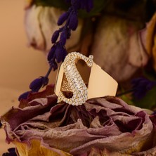 ÇGK KUYUMCULUK  S Harf Altın Yüzük CGKYZK0215