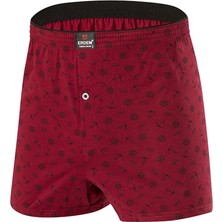 Erdem Erkek Penye Karışık Desenli Boxer 1400 - 6 Adet