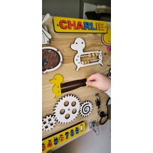 Educational And Wooden Toys, Busy Board, Eğitici Ahşap Pano, Küçük Çocuklar Için Ahşap Meşgul Tahta,