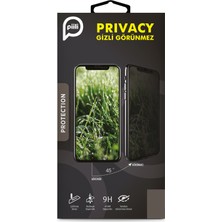 Piili Apple iPhone 15 Privacy Şeffaf Ekran Koruyucu