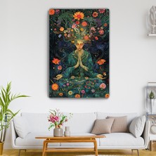 Arkeot Zen Bahçesi Kanvas Duvar Tablosu - Ev Salon Koridor Oturma - Yatak Odası Dekorasyonu - Meditasyon