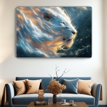 Arkeot Bulutlar Kralı Kanvas Duvar Tablosu - Ev Salon Koridor Oturma Odası Ofis Dekorasyonu