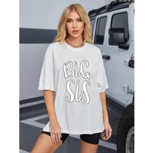 Hanclo Bıg Sıs Baskılı Oversize Tshırt