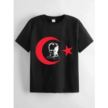 Hanclo Rahat Kalıp Pamuklu Baskılı Çocuk T-Shirt