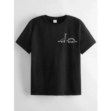 Hanclo Rahat Kalıp Pamuklu Baskılı Çocuk T-Shirt