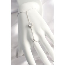 Clariss 316L Çelik Gümüş Renk Kalp Model Şahmeran