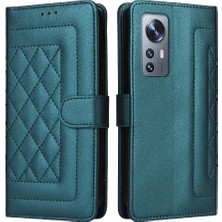 Bdt Shop Xiaomi 12 Için Flip CASE/12X Darbeye Cüzdan Deri Kılıf Basit Flip (Yurt Dışından)