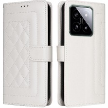 Bdt Shop Xiaomi 14 5g Için Flip Case Deri Çanta Basit Iş Darbeye Çevir (Yurt Dışından)