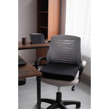 Tekno Trust Siyah Visco Oturma Minderi Ortopedik Oturma Koltuk Sandalye Oto Minderi Oturma Minderi Visco Pamukl