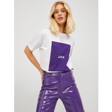 Jack & Jones Jxsmılla Rlx Oneck Ss Tee Jrs Beyaz Tshirt 12258415-01