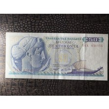 Numsimatik Yunanistan 1964 50 Drachmai Çok Temiz - Çt (Very Fine Vf)