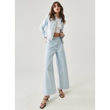 Lee Kadın Yüksek Bel Loose Fit Denim Pantolon L32AGGOU