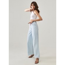 Lee Kadın Yüksek Bel Loose Fit Denim Pantolon L32AGGOU