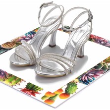 Bambi Lame Ayna   Kadın Abiye Ayakkabı K05842300339