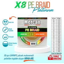 Mercan Pe Örgü Platinum X8 Multicolor Ip 300M Misina