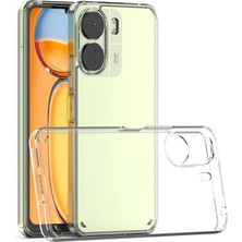 Case World Caseworld Xiaomi Poco C65 Kapak Kamera Korumalı Süper Silikon Şeffaf Kılıf