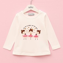 Wanex Kız Tshırt - Kız Tshırt - Uzun Kol-Ince - 3243435 - Vanilya