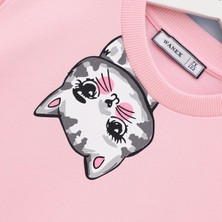 Wanex Kids Kız Çocuk Kapüşonlu Kısa Kol Tişört - 31632193 - Neon Pembe