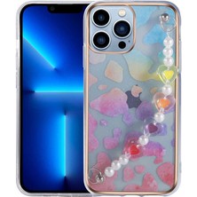 Farma İletişim Teknolojileri Apple iPhone 13 Pro - Uyumlu Zore Pilla Kapak-Pembe-Yeşil