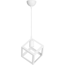 Modelight Küp Beyaz Tekli Avze