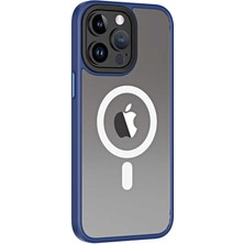 Farma İletişim Teknolojileri Apple iPhone 13 Pro Max - Uyumlu Wireless Şarj Özellikli Zore Hibrit Magsafe Kapak-Koyu Yeşil