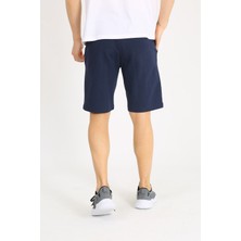 Uomo Park 8043 Pamuklu Belden Bağlamalı Cepli Regular Fit Baskılı Yazlık  Şort