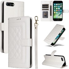 SZY Mall Iphone 6 Için Flip Case Artı Darbeye Dayanıklı Basit Iş Deri Kılıf Flip (Yurt Dışından)