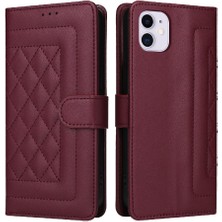 SZY Mall Iphone 11 Için Flip Case Cüzdan Basit Iş Kapak Çevirin Deri Kılıf (Yurt Dışından)