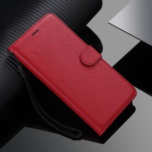 SZY Mall Xiaomi Redmi K40S Klasik Düz Renk Için Flip Case Yüksek Kalite Deri (Yurt Dışından)