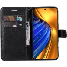 SZY Mall Xiaomi Redmi K40S Klasik Düz Renk Için Flip Case Yüksek Kalite Deri (Yurt Dışından)