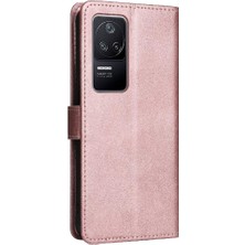 SZY Mall Xiaomi Redmi K40S Klasik Düz Renk Için Flip Case Yüksek Kalite Deri (Yurt Dışından)