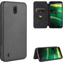 SZY Market Nokia C2 Deri Folio Flip Case Için Kılıf Tam Koruma Kartı Ekleme (Yurt Dışından)