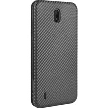 SZY Market Nokia C2 Deri Folio Flip Case Için Kılıf Tam Koruma Kartı Ekleme (Yurt Dışından)