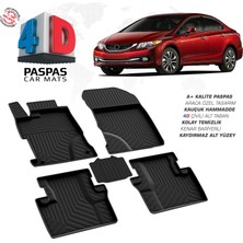 Türkmen Honda Civic 9 - 4d Havuzlu Paspas 2012-2016 Arası