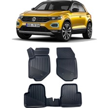 Sare Tuning Volkswagen T-Roc 2017 ve Sonrası Araca Özel Kauçuk 4d Havuzlu Paspas Takımı