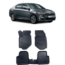 Sare Tuning Citroen C-Elysee 2013 ve Sonrası Araca Özel Kauçuk 4d Havuzlu Paspas Takımı