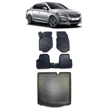 Sare Tuning Peugeot 301 Araca Özel 4d Havuzlu Paspas ve Bagaj Seti