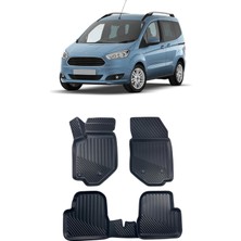 Sare Tuning Ford Courier 2014 ve Sonrası Araca Özel Kauçuk 4d Havuzlu Paspas Takımı