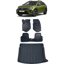 Sare Tuning Volkswagen Taigo Üst Kademe Bagaj 2021 ve Sonrası Araca Özel 4d Havuzlu Paspas ve Bagaj Seti