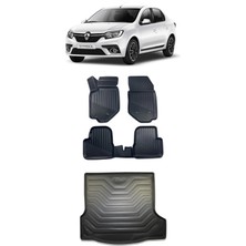 Sare Tuning Renault Symbol 2013-2021 Araca Özel 4d Havuzlu Paspas ve Bagaj Seti