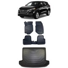 Sare Tuning Hyundai Tucson 2015-2020 Araca Özel 4d Havuzlu Paspas ve Bagaj Seti