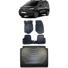 Sare Tuning Fiat Doblo 2024 ve Sonrası Araca Özel 4d Havuzlu Paspas ve Bagaj Seti