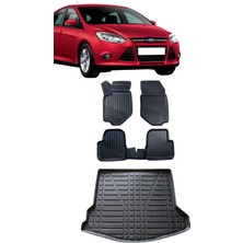 Sare Tuning Ford Focus 3 2011-2014 Araca Özel 4d Havuzlu Paspas ve Bagaj Seti