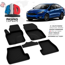 Türkmen Ford Focus 3 Makyajlı Sd 4d Havuzlu Paspas 2015-2018 Arası