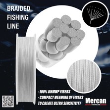 Mercan Pe Örgü Platinum X9 Beyaz Ip 150M Makara Misina