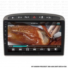 Myway Araç Multimedya Peugeot 308 Android 12 Carplay 4gb Ram + 64GB HDD Navigasyon Ekran Myw