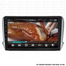 Myway Araç Multimedya Peugeot 208 Android 12 Carplay 4gb Ram + 64GB HDD Navigasyon Ekran Myw