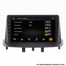 Myway Araç Multimedya Renault Megane 3 Android 12 Carplay 4gb Ram + 64GB HDD Navigasyon Ekran Myw